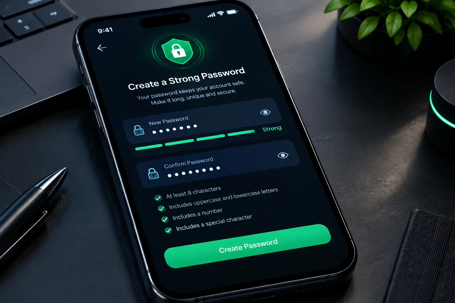 Establish New Credentials and Secure Sessions