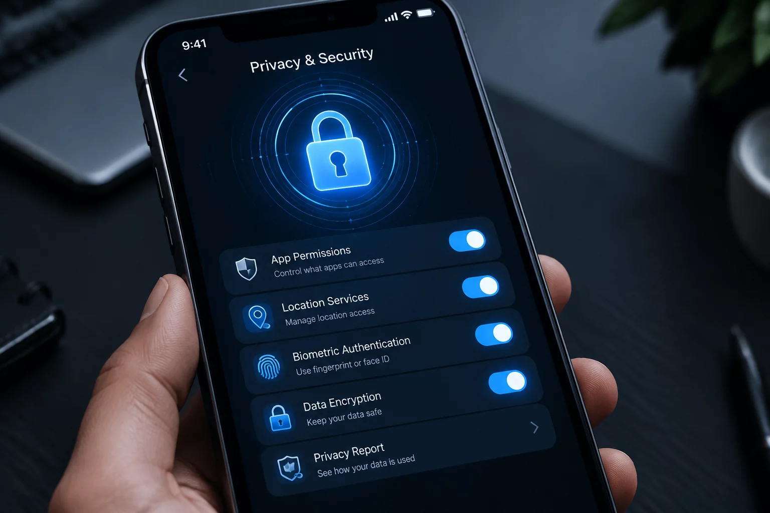 Privacy Controls settings screen